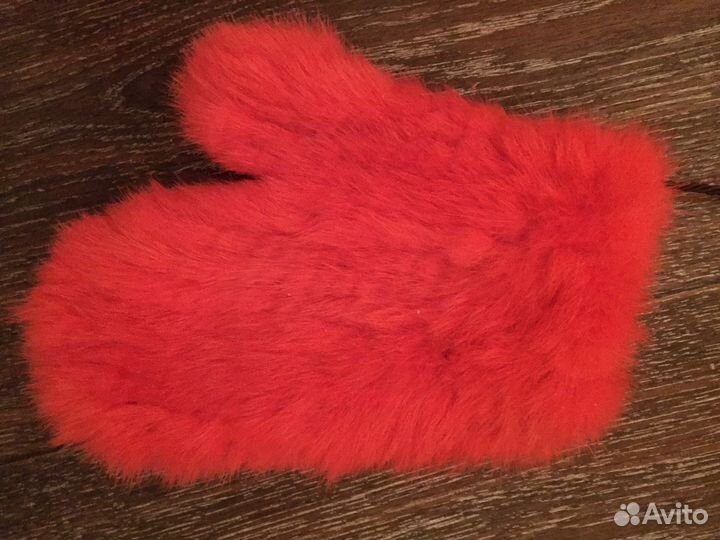 Рукавички, эко-мех, 7 р-р,новые