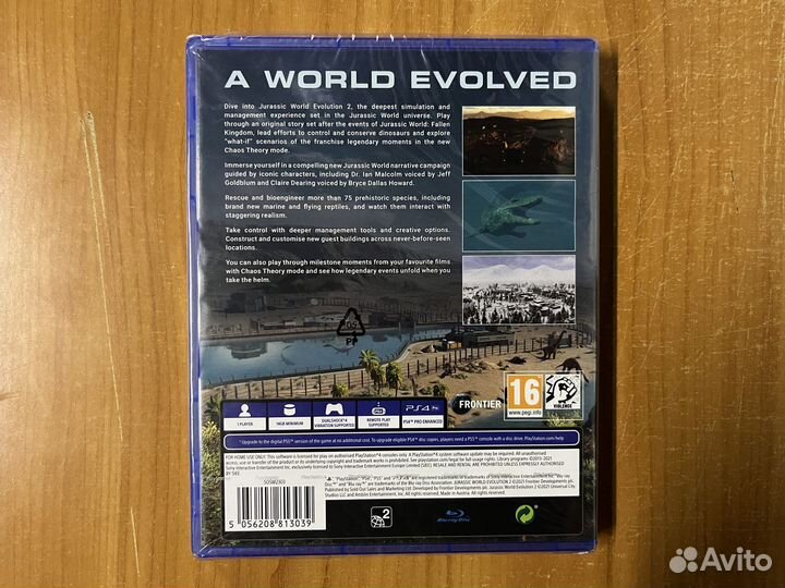 PS4 Jurassic World Evolution 2 (новый, на русском)