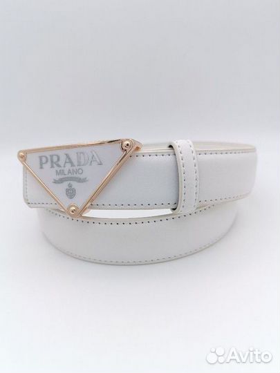 Ремень женский кожаный prada