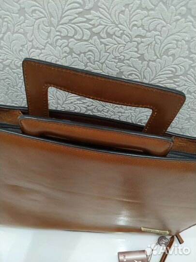 Мужской кожаный портфель Pan Pelican