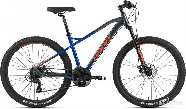 Велосипед horh rocket RMD-7.1 27,5 (2023) Grey-Blu
