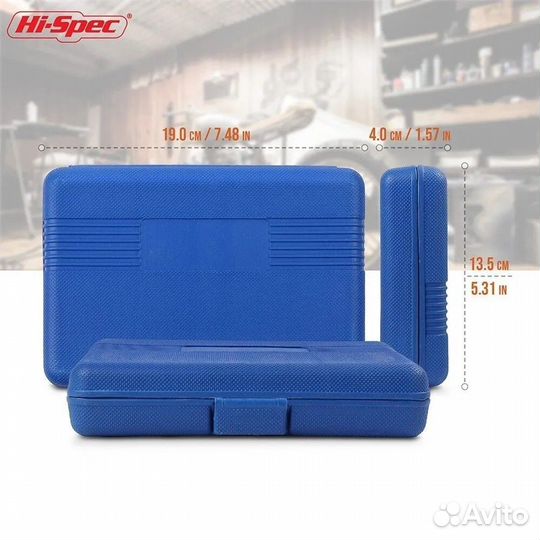 Набор бит для отвертки Hi-Spec 75mm 50шт в кейсе