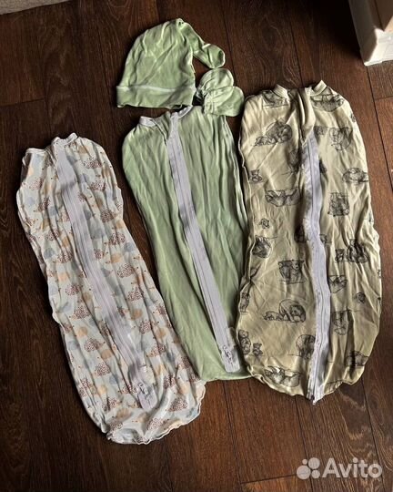 Пеленки коконы на молнии