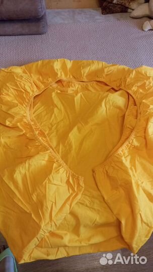 Простынь на резинке 100+200