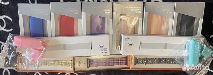 Ремешки для часов, чехлы