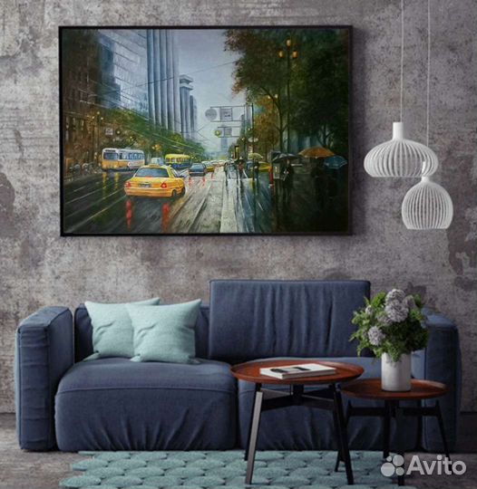 Картина маслом на холсте 80на60см