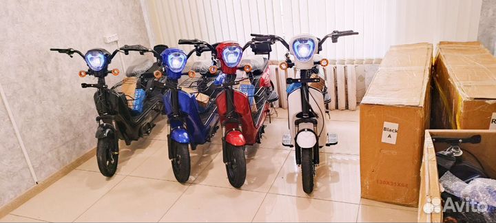 Электроскутер Электровелосипед 2024