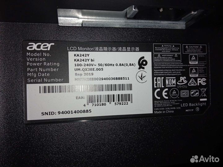 Монитор Acer KA242Ybi