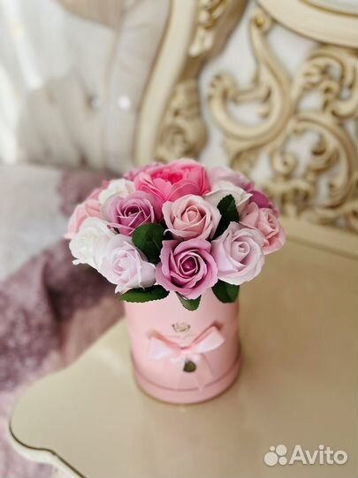 Букет из мыльных цветов