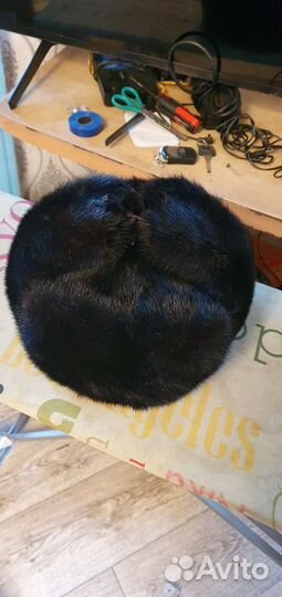 Норковая шапка мужская новая 58. Доставки нет