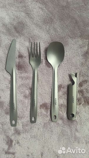 Титановая ложка вилка