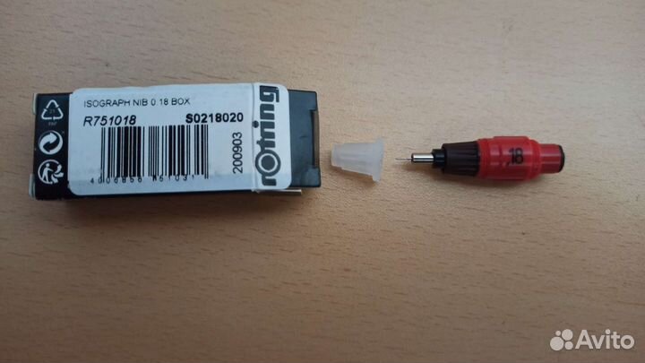 Перо изографа Rotring Сменный узел