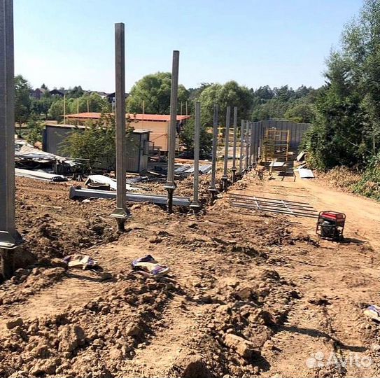 Сваи винтовые, установка винтовых свай