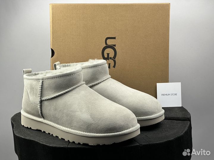 Угги UGG Classic Ultra Mini Grey Violet