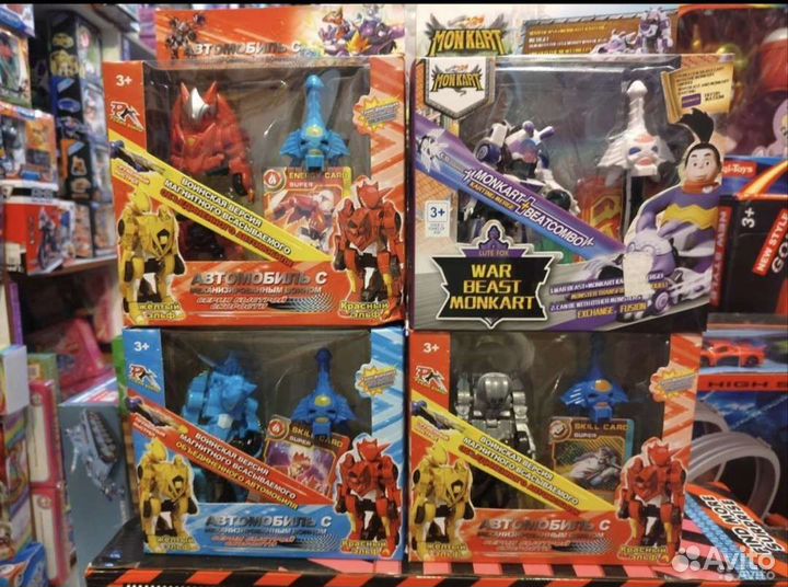 Монкарт роботы тоботы трансформеры