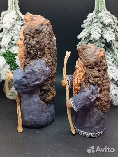 Ватные ёлочные игрушки