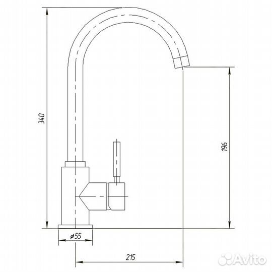 Смеситель для кухни Migliore Fortis ML.CUC-5282