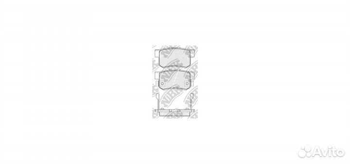 Колодки торм зад диск Honda Civic VII -viii