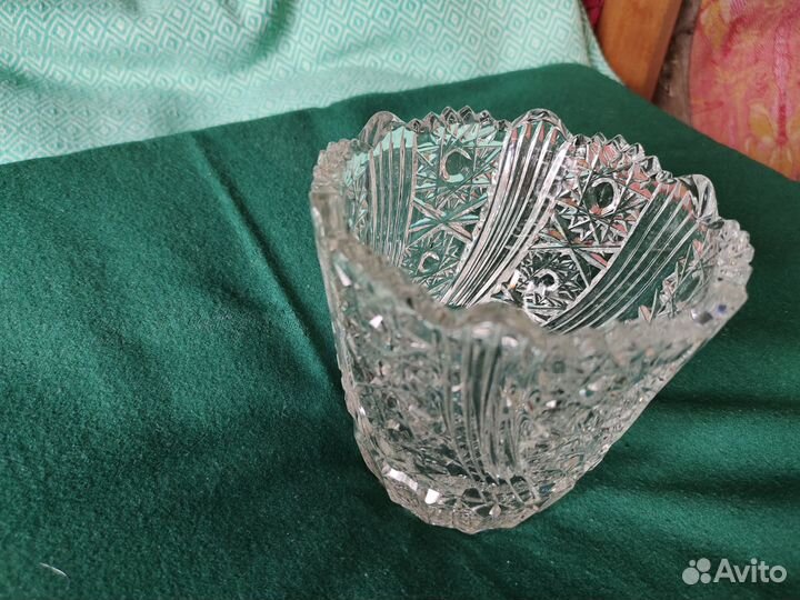 Ваза хрустальная для конфет