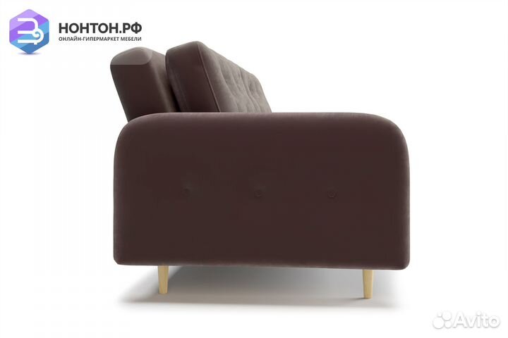 Диван книжка Париж коричневый