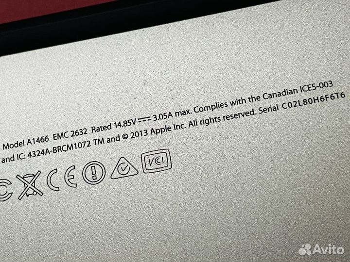 MacBook Air 13 i7 2013