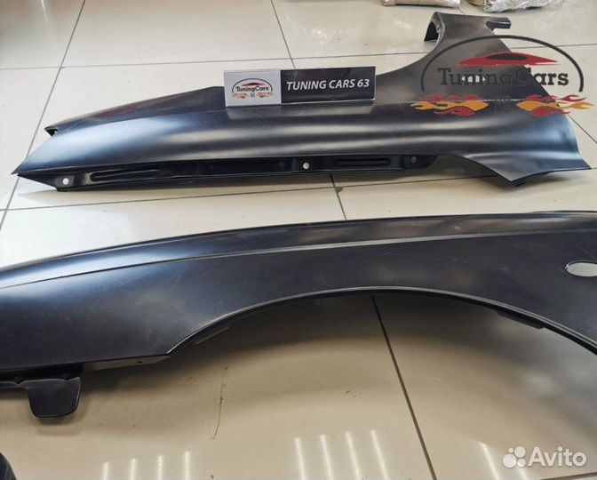 Крылья передние киа Спектра - пластиковые 2004-201