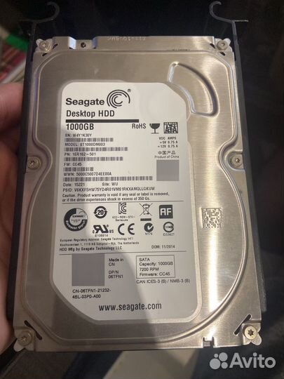 Жесткий диск seagate desktop hdd 1tb