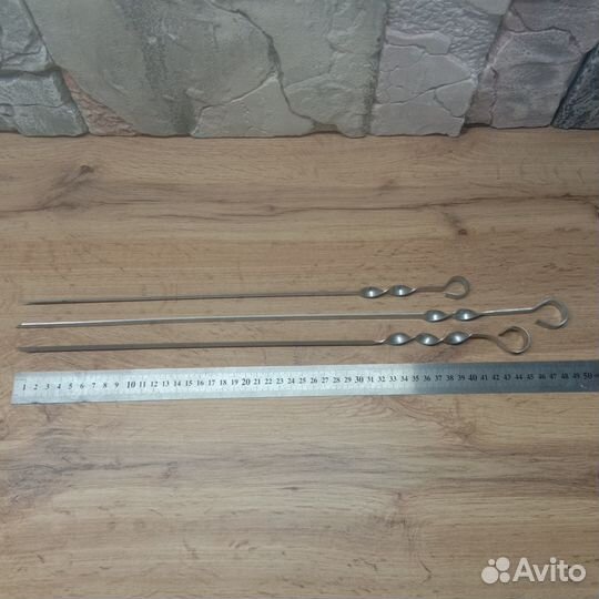 Шампура из нержавейки новые 3 вида