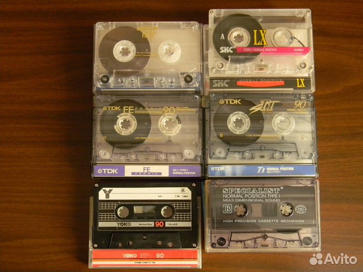 Аудио кассеты Raks/TDK/Yoko и др