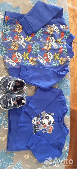 Детские вещи летние пакетом на мальчика 74