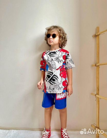 Костюм Zara человек паук на мальчика 98