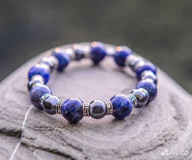 Браслеты мужские брутальные из натуральных камней