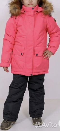 Зимний костюм для девочки 104-110