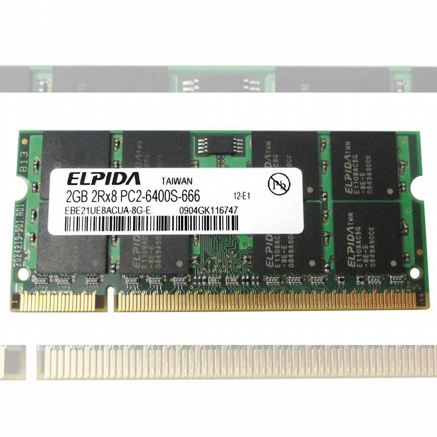 [EBE21UE8ACUA-8G-E] Оперативная Память Elpida 2gb Ebe21ue8acua-8g-E