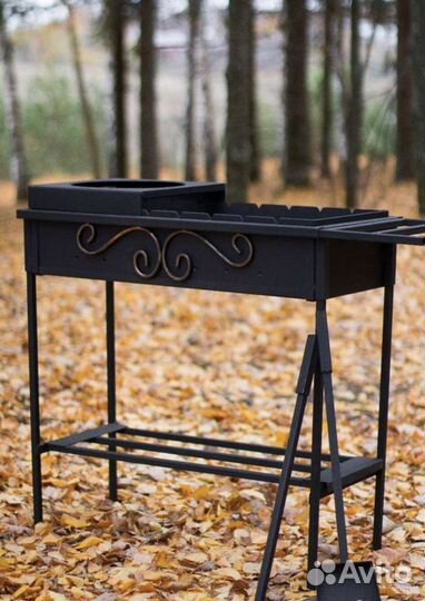 Мангал с местом под казан