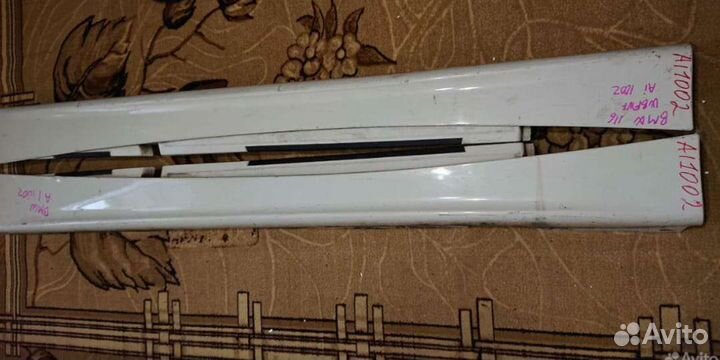 Накладки на пороги на бмв е 87