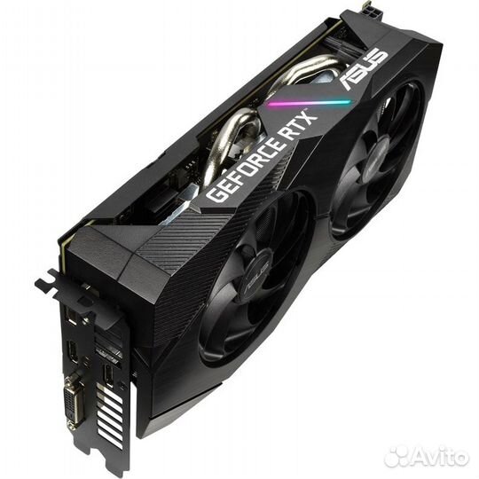 Видеокарта RTX2060 6Gb Asus dual RTX2060-O6G-EVO