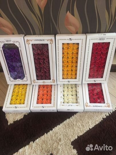 Мыльные розы 50 шт