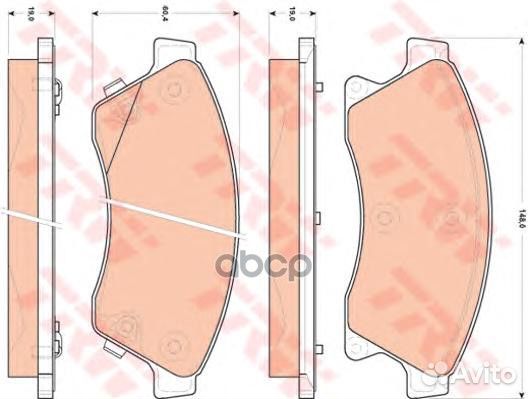 Колодки передние chevrolet aveo (T300), cruze