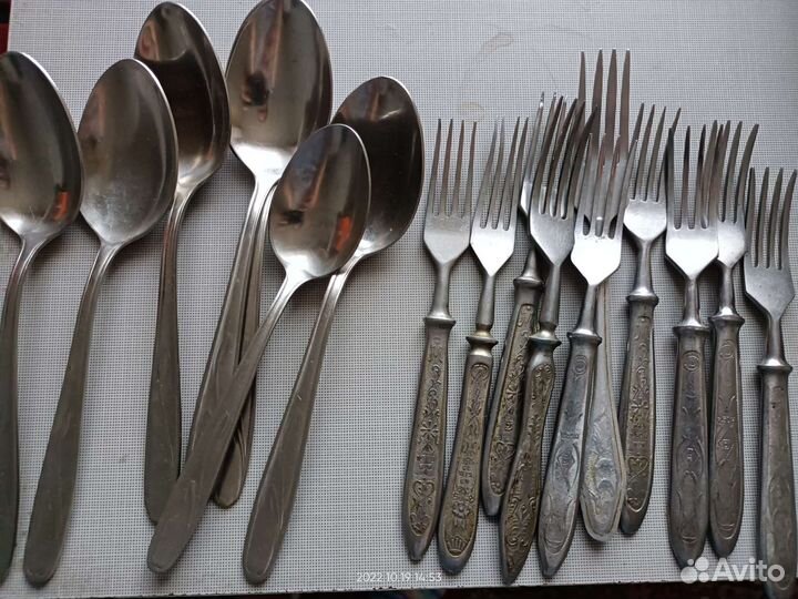 Набор вилок и ложек СССР