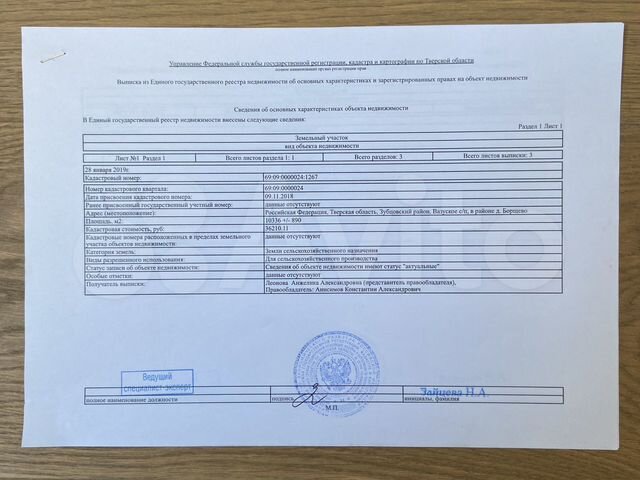 Участок 100 сот. (СНТ, ДНП)