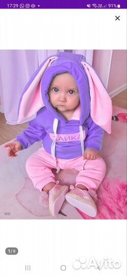 Большой пакет одежды для девочки 62 68