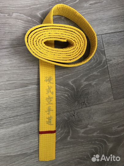 Пояс для единоборств 2,5 м, новый