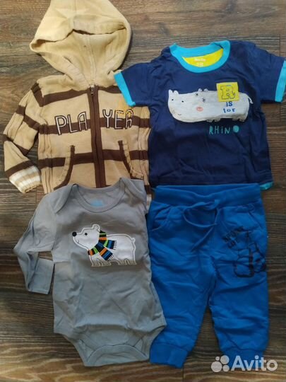 Новые вещи на мальчика 9-12 месяцев