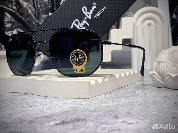 Очки Ray Ban Aviator черные