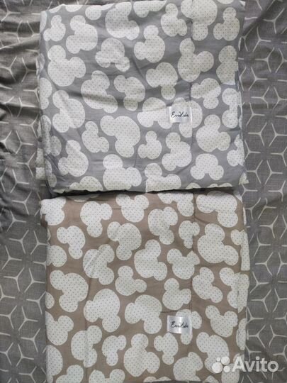 Комплект в коляску подушка матрас одеяло