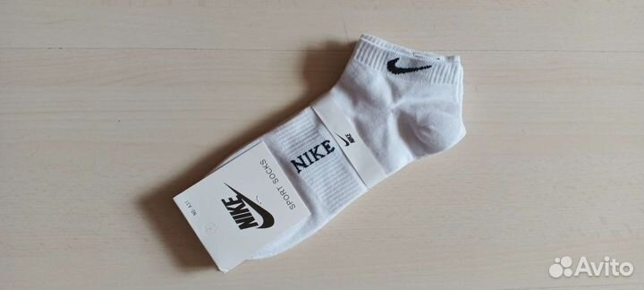 Носки nike белые мужские короткие