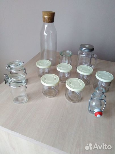Банки стеклянные IKEA для хранения