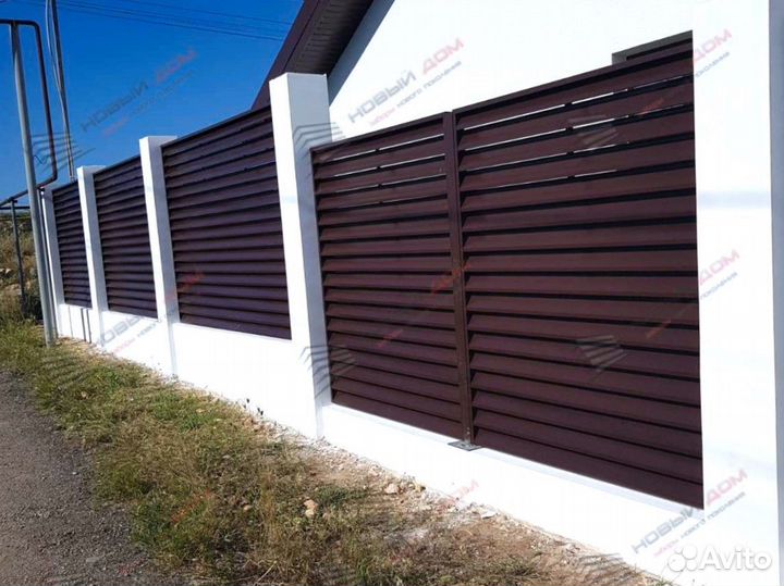 Забор жалюзи от производителя