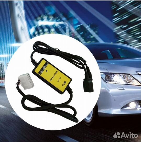 Адаптер USB и AUX(5+ 7 pin) для автомобилей Toyota